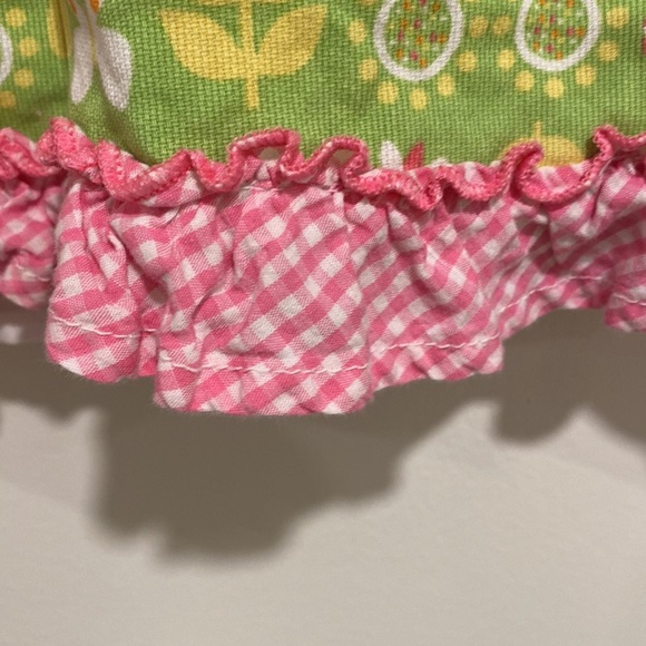 b.t. kids dress with pink gingham straps and bottom ruffle. Size 18 months - Picture 5 of 8